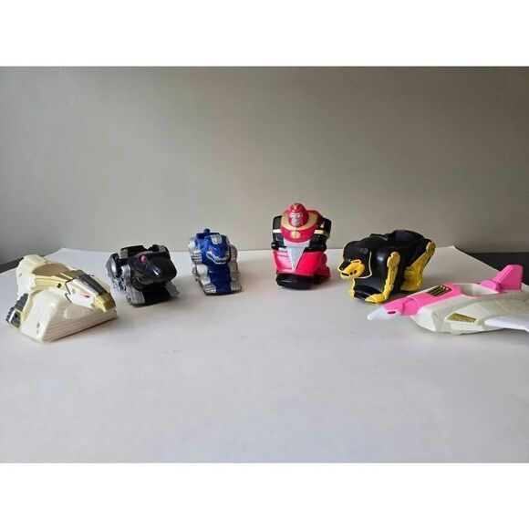 Power Rangers Happy Set of 6 Zords - Picture 1 of 6